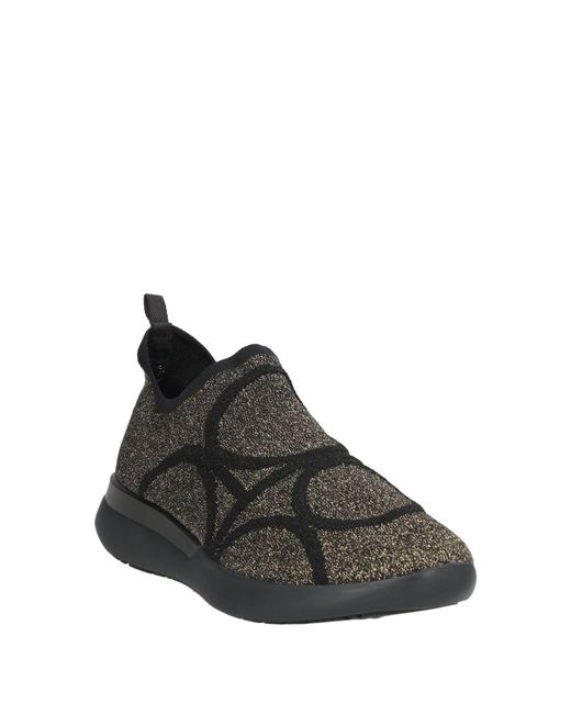 Ferragamo Black Sneakers Textile Fibers