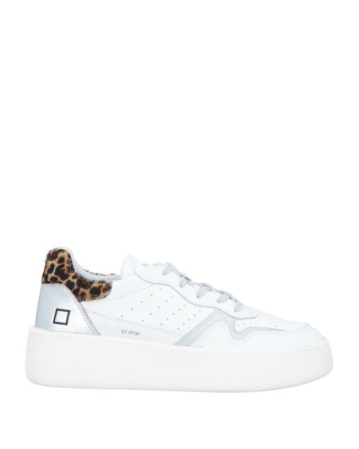 Date White Sneakers Leather