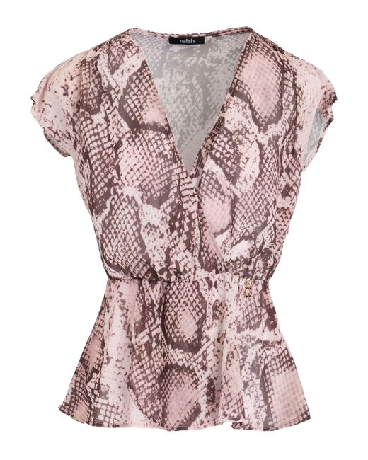 Relish Pink Top Polyester