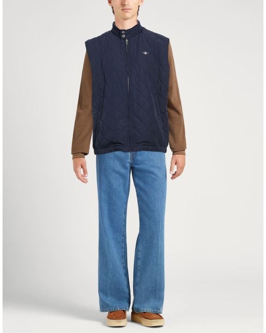 Gant Blue Vests for men