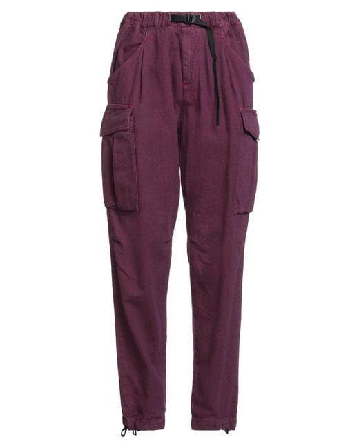 White Sand Purple Jeans Cotton