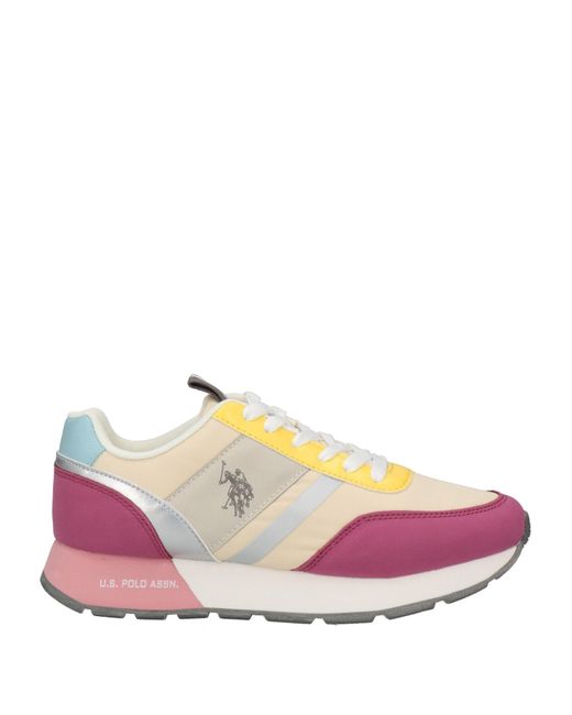 U.S. POLO ASSN. Pink Sneakers