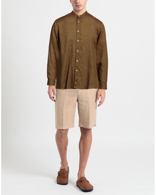 Liu Jo Brown Shirt Linen for men