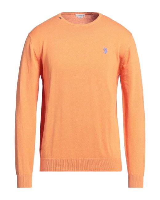 Pullover U.S. POLO ASSN. de hombre de color Orange
