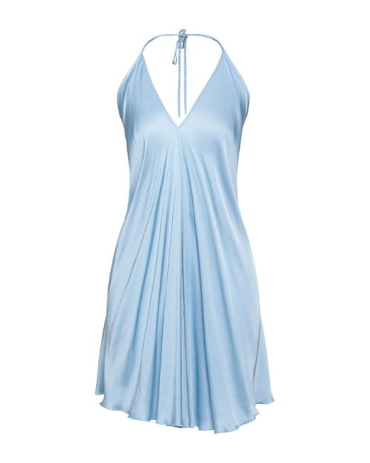 Warm Blue Mini Dress