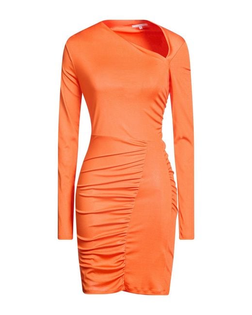 Patrizia Pepe Orange Mini Dresses
