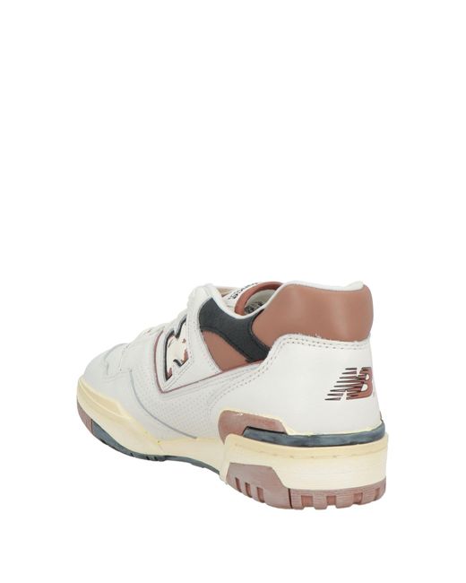 New Balance White Sneakers Leather for men