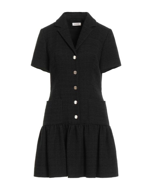 Sandro Black Mini Dress