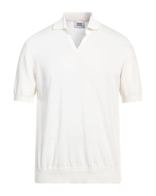 Pullover di Alpha Studio in White da Uomo