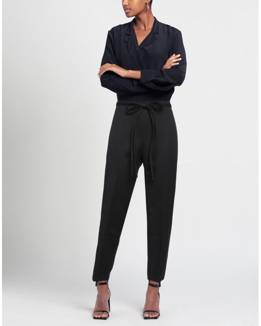 GIA STUDIOS Black Pants Polyester