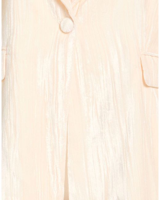 Nora Barth Natural Blazer Polyester, Viscose