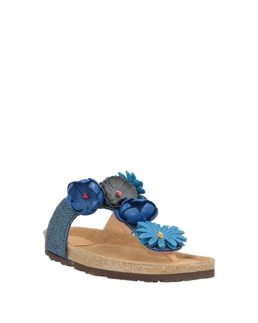 Maliparmi Blue Thong Sandal