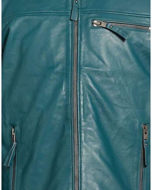 Bolongaro Trevor Green Jacket Leather for men