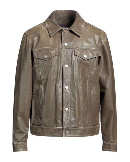 Golden Goose Deluxe Brand Brown Jacket for men
