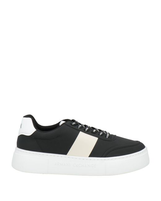 ARMANI EXCHANGE Black Trainers