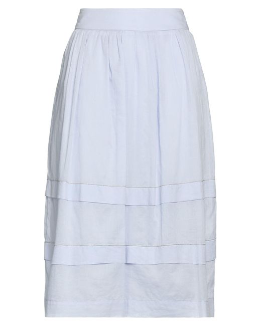 Peserico Blue Midi Skirt