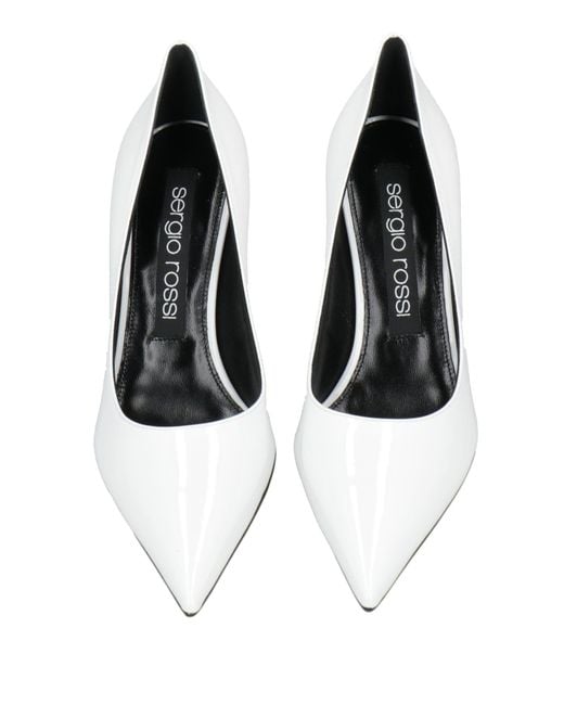 Sergio Rossi White Pumps