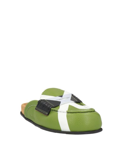 COLLEGE Green Mules & Clogs Soft Leather