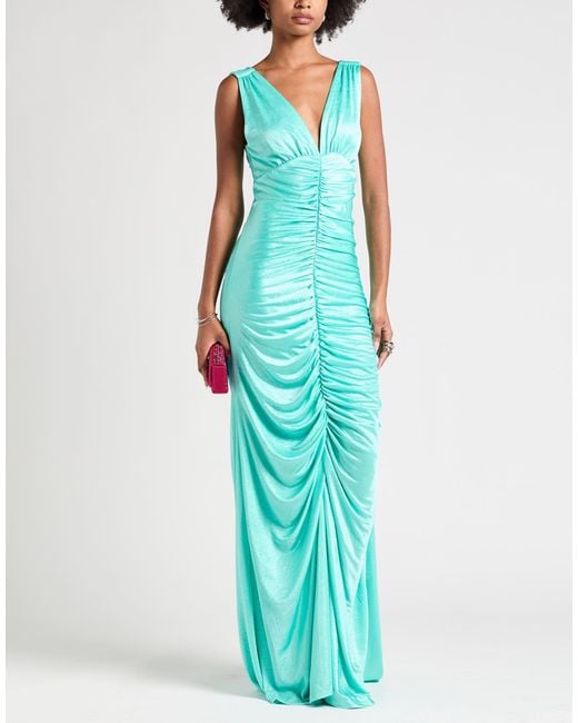 Denny Rose Blue Maxi Dress