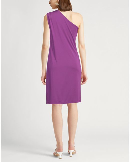 JADICTED Purple Midi-Kleid