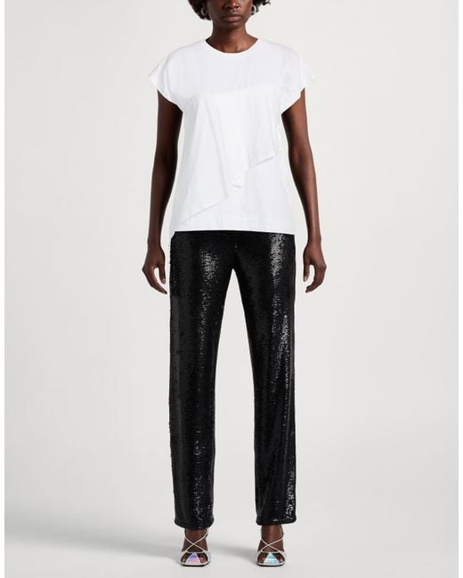 Alpha Studio White T-Shirt Cotton, Elastane