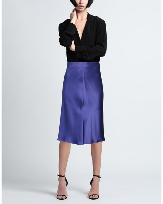 Stella McCartney Blue Midi Skirt