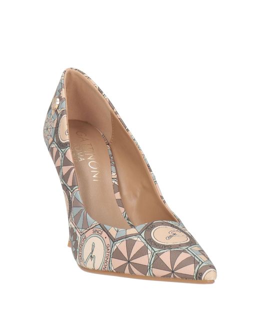 Gattinoni White Pumps Synthetic Fibers
