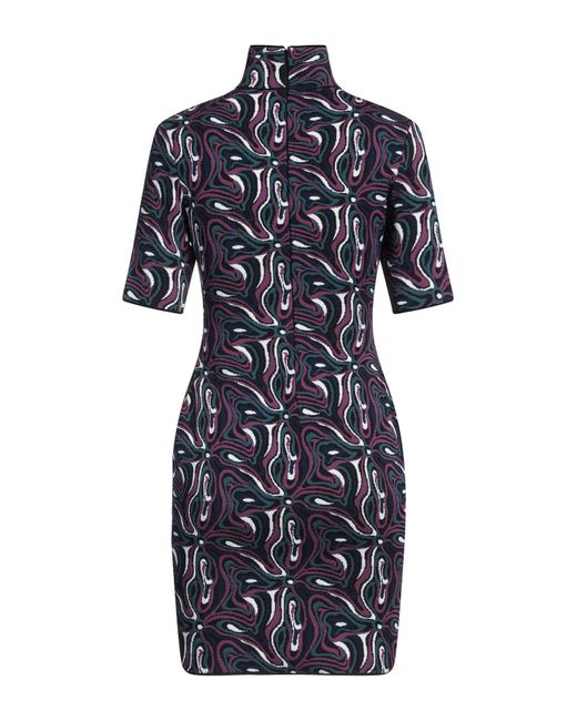 Emilio Pucci Blue Mini Dress Polyamide