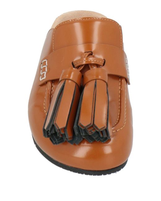 J.W. Anderson Brown Mules & Clogs