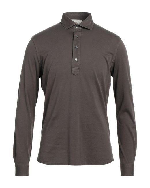 Polo di FILIPPO DE LAURENTIIS in Gray da Uomo