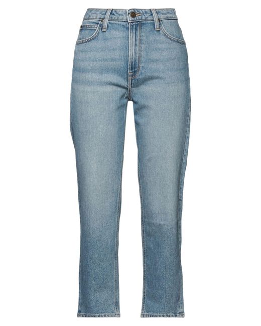 Lee Jeans Denim Trousers in Blue | Lyst