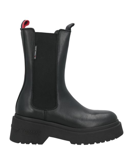 Tommy Hilfiger Black Ankle Boots