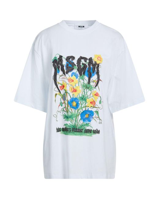 MSGM White T-Shirt