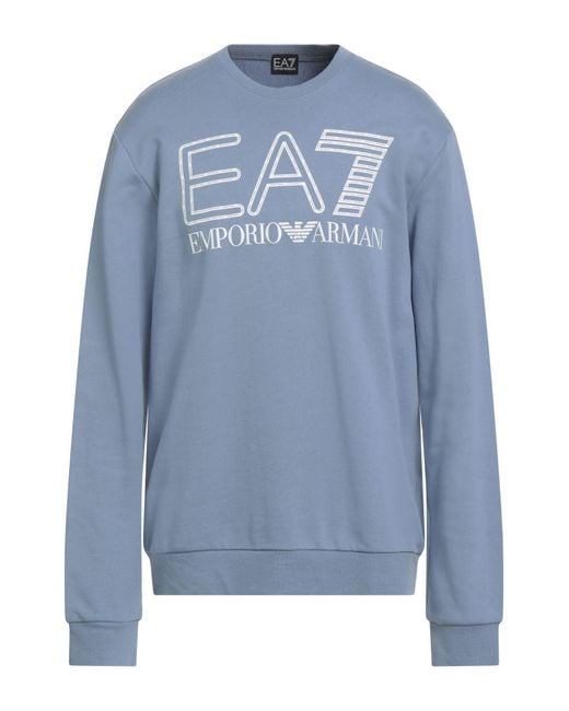 Sudadera EA7 de hombre de color Blue