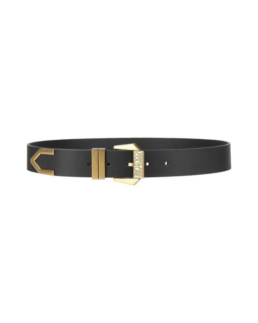 Versace Jeans Couture Black Belt Calfskin
