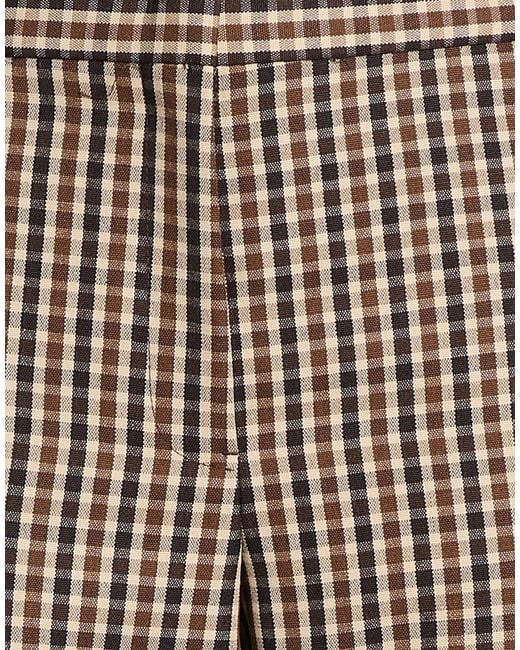 Jil Sander Brown Pants Virgin Wool
