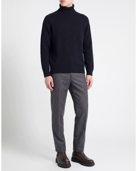Diktat Blue Turtleneck Cotton for men