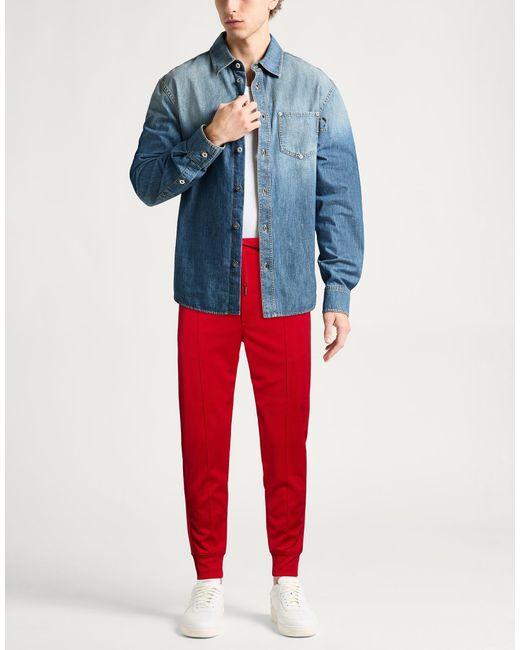 Tom Ford Red Pants Polyester, Cotton, Elastane for men