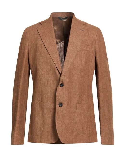 Brian Dales Brown Blazers for men