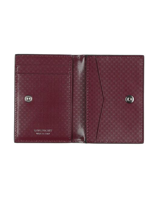 Givenchy Black Document Holder Leather