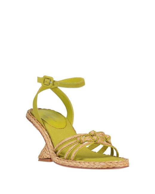 Paloma Barceló Metallic Sandals