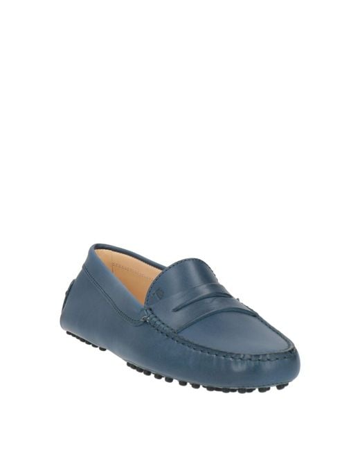 Tod's Blue Midnight Loafers Leather