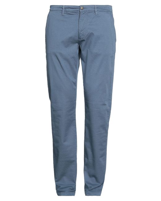 Liu Jo Blue Liu •Jo Slate Pants Cotton, Elastane for men