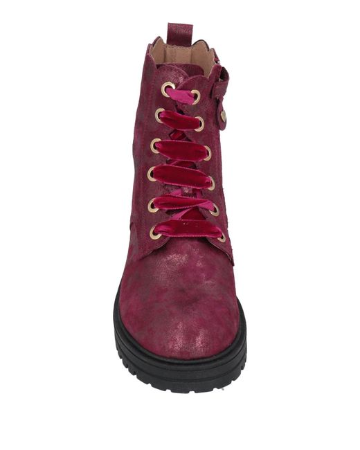Twinset Purple Ankle Boots