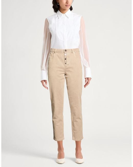 Brunello Cucinelli Natural Jeans