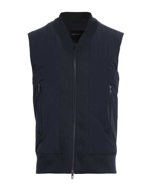 Emporio Armani Blue Gilet for men