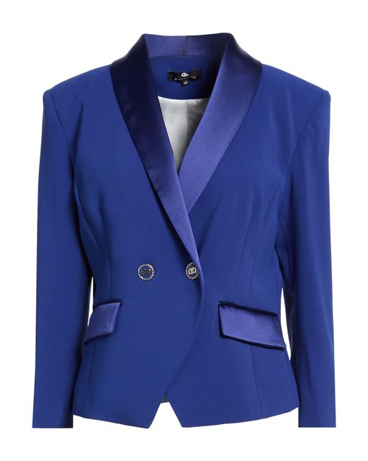 DIVEDIVINE Blue Bright Blazer Polyester, Elastane