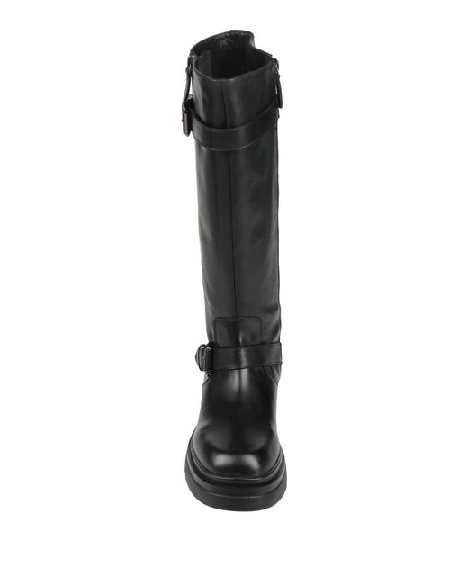 Emanuélle Vee Black Boot Cow Leather