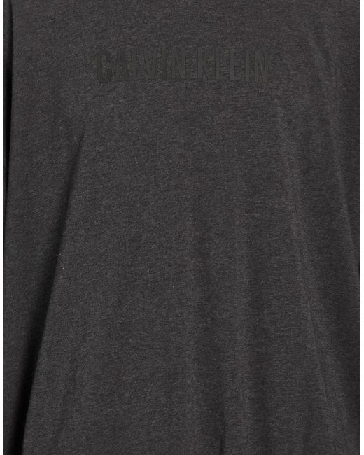 Calvin Klein Gray Sweatshirt Cotton, Elastane for men