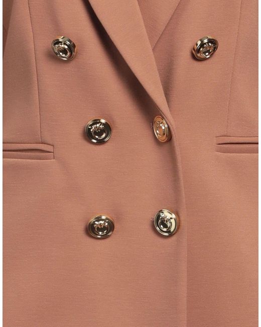 Pinko Pink Blazer Viscose, Polyamide, Elastane